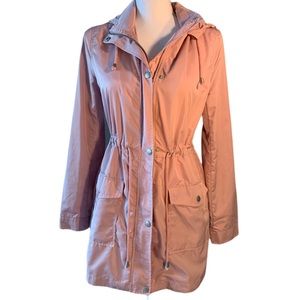 Forever 21 Size S Pink Hooded Utility Jacket